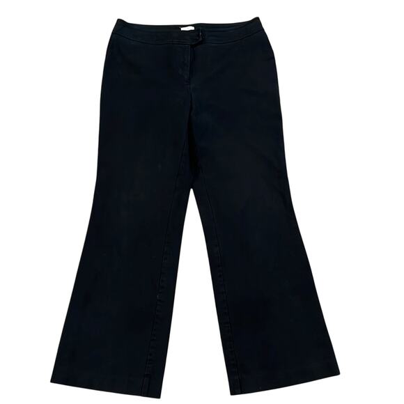 CHICO'S Black Wide Leg Dress Pants Size 10/Chico's 1.5 - Picture 1 of 9